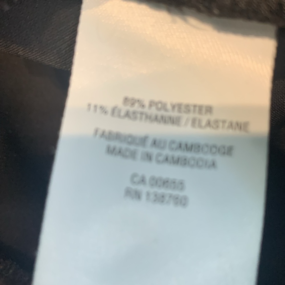 Reitmans Black Paperbag Waist Tie Pants - Picture 7 of 7